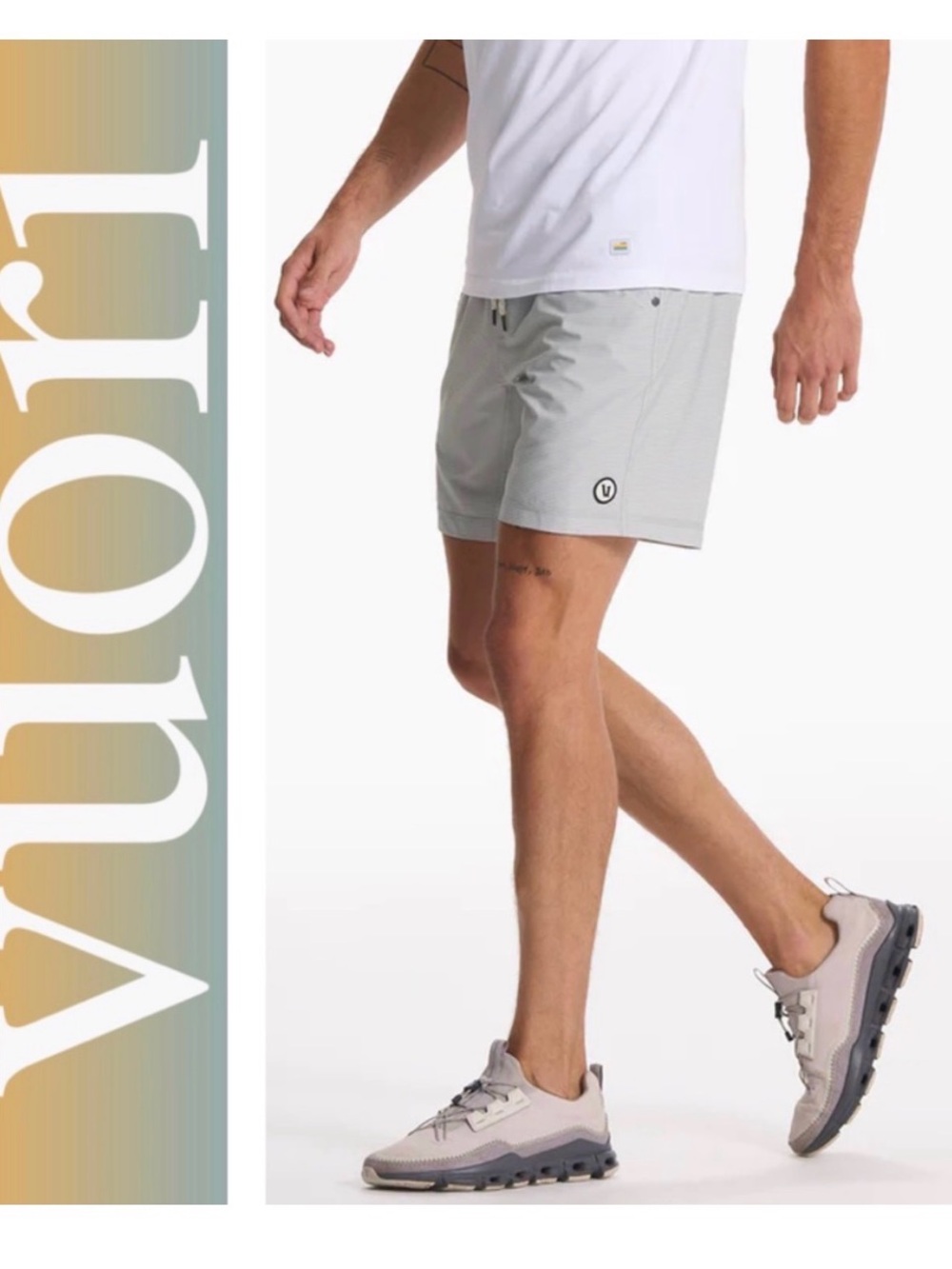 VUORI Kore Short in Neptune Stripe Size L